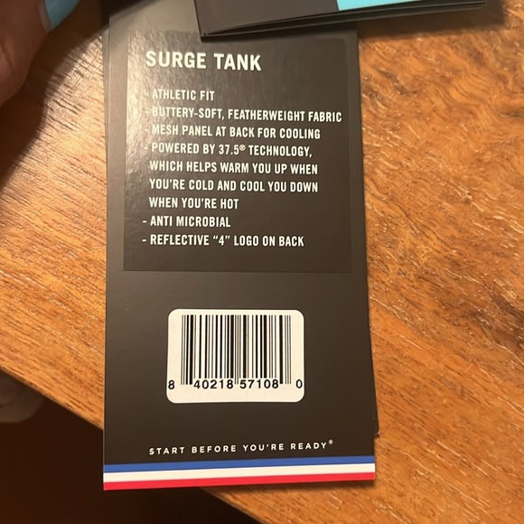 Fourlaps Surge Sleeveless Tank Top In Heather Grey - Medium NWT - Picture 12 of 13